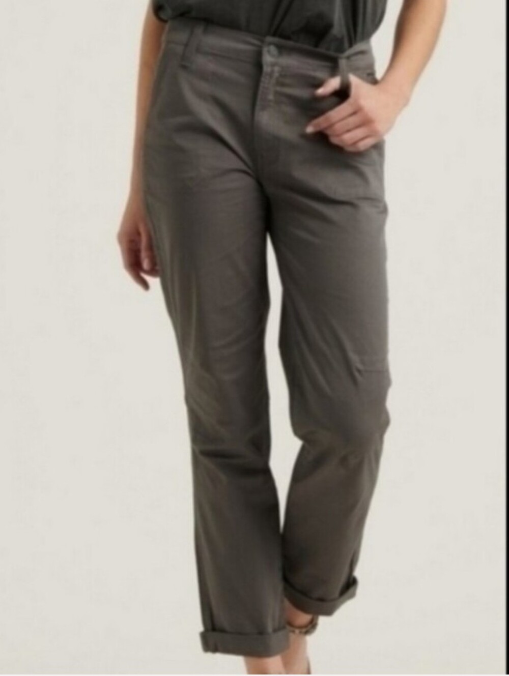 LUCKY BRAND The Cargo Straight Leg Gray Pants Size 4/ 27